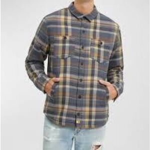UGG Men's Braxton Sherpa-Lined Plaid Shirt Jacket